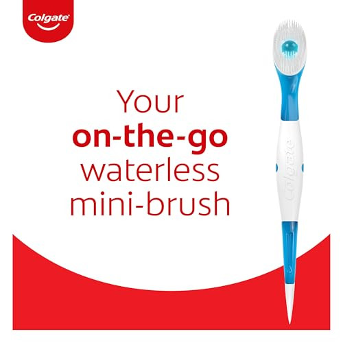 Colgate Max Fresh Wisp Disposable Mini Travel Toothbrushes Peppermint 24 Count Pack of 4