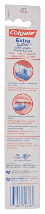 Colgate Extra Clean Full Head Toothbrush Soft Assorted Colors Pack of 12