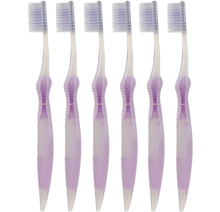 Sofresh Flossing Toothbrush Adult Size Your Choice of Color 6 Purple