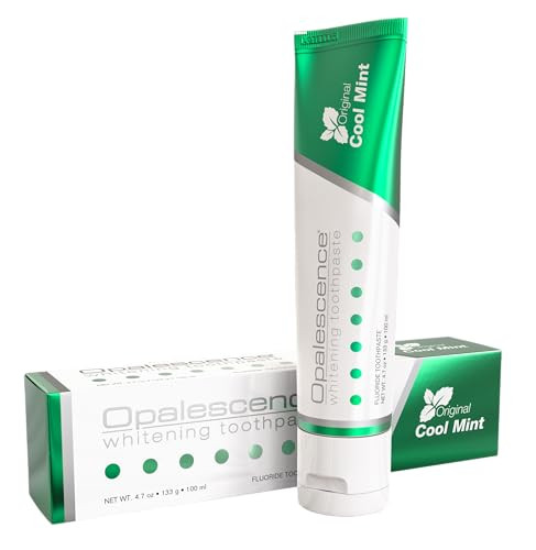 OpalescenceTeeth Whitening Toothpaste Pack of 1 Fluoride Oral Care 47 Oz Cool Mint TP51661