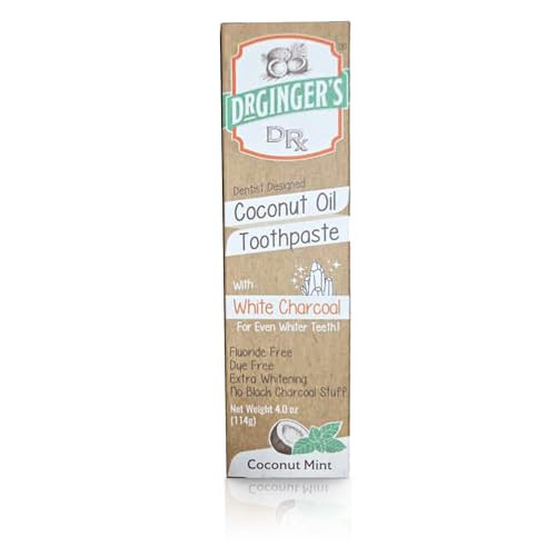 Dr Gingers Coconut Oil Charcoal Toothpaste