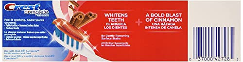 Crest Cinnamon Toothpaste 6 Ounce Pack of 2