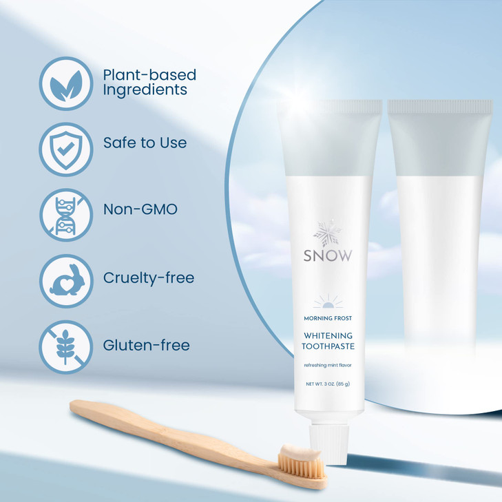 Snow Nanohydroxyapatite Whitening Toothpaste Oral Care with Kaolin Nano Hydroxyapatite Toothpaste Xylitol Toothpaste for
