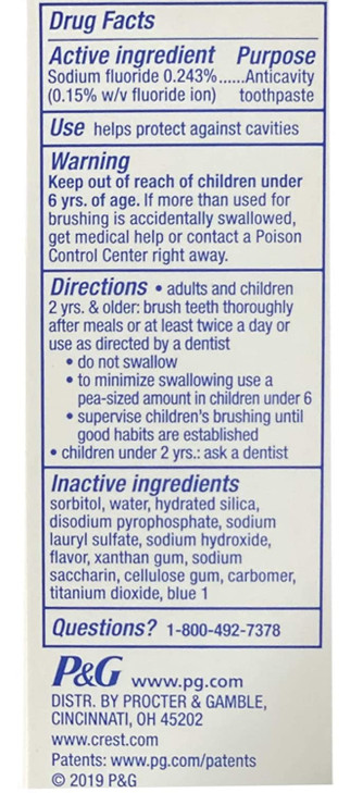Crest Tartar Protection Regular Paste 57 ounces Pack of 4