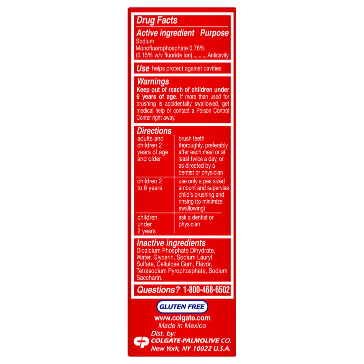 Colgate Cavity Protection Toothpaste with Fluoride Minty Great Regular Flavor Anti Cavity Toothpaste 24 Pack 1 Oz Tubes