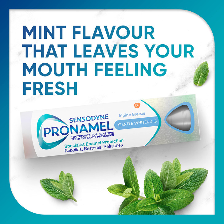 Sensodyne Pronamel Gentle Whitening Enamel Toothpaste for Sensitive Teeth 4 Ounces Pack of 3