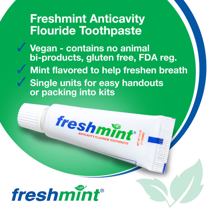 Freshmint Flouride Toothpaste 06 oz