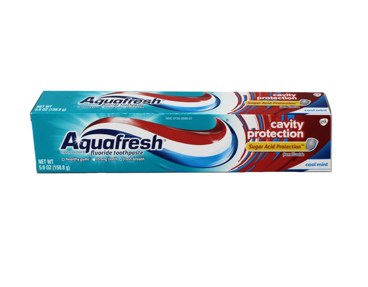 Aquafresh Cavity Protection Tube Cool Mint 56 Ounce Pack of 6