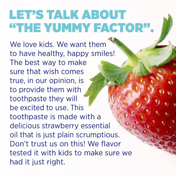 Lumineux Dentist Formulated Kids Toothpaste Strawberry Flavor Unicorn Approved Fluoride Free SLS Free 375 Oz