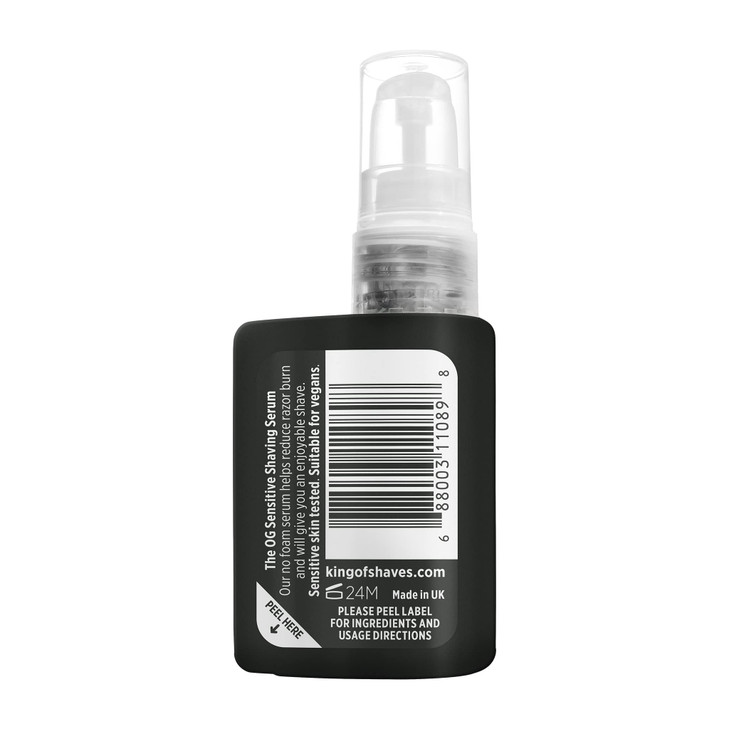 King of Shaves Advanced Sensitive Shaving Face Serum, Face Serum For Men, Hydrating & Nourishing Serum 1.69 fl oz