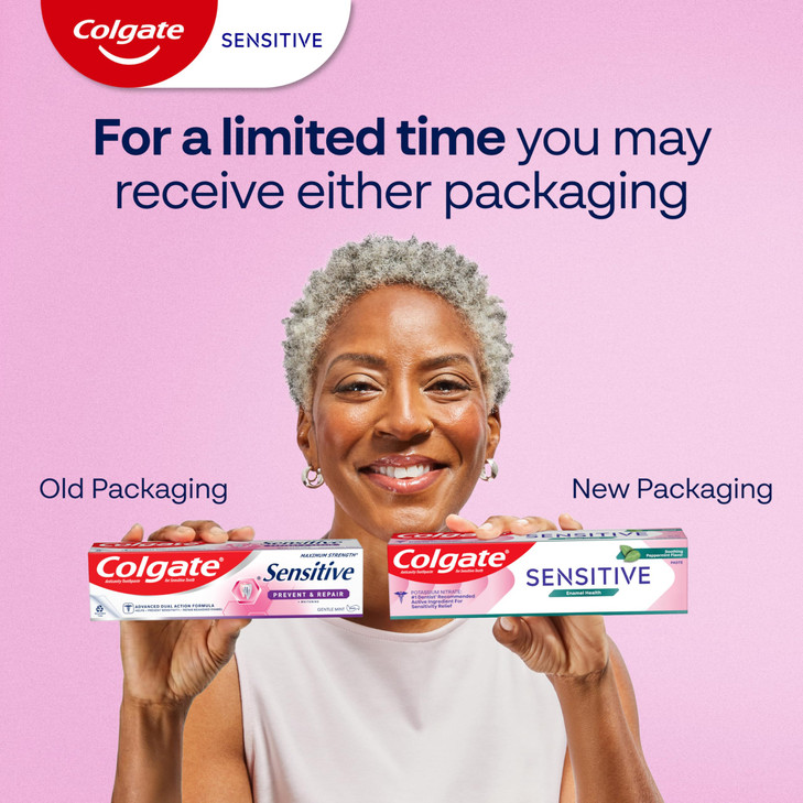 Colgate Sensitive Enamel Health Toothpaste for Sensitive Teeth 3 Pack Toothpaste with Fluoride and 5 Potassium Nitrate H
