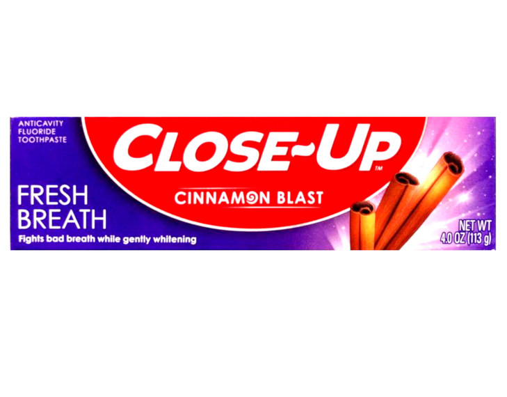 CloseUp AntiCavity Fluoride Toothpaste Freshening Gel with Ultra Cinnamon Flavor Blast 40 oz 2Pack