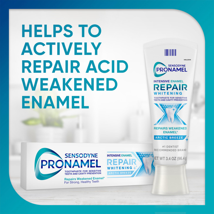 Sensodyne Pronamel Intensive Enamel Repair Toothpaste for Sensitive Teeth and Cavity Protection Whitening Toothpaste to