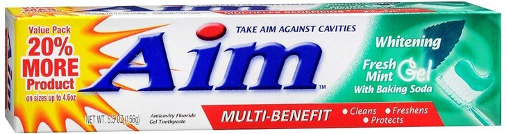 AIM White Gel white mint 55 Ounce