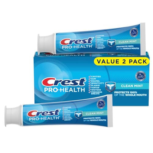 Crest ProHealth Clean Mint Toothpaste 43oz Twin Pack