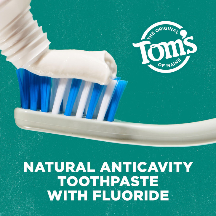 Toms of Maine Whole Care Natural Toothpaste with Fluoride Wintermint 4 Oz 3Pack Packaging May Vary
