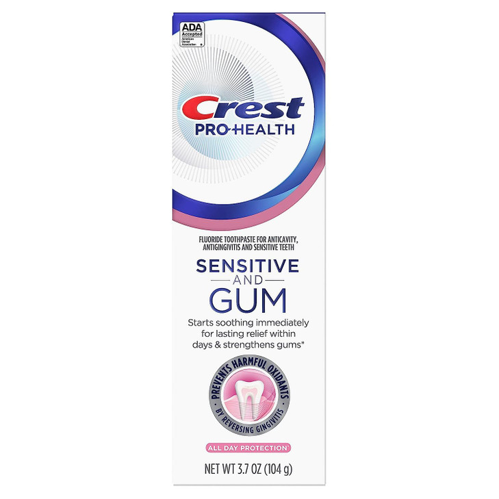 Crest ProHealth Gum and Sensitivity Sensitive Toothpaste All Day Protection 37 oz