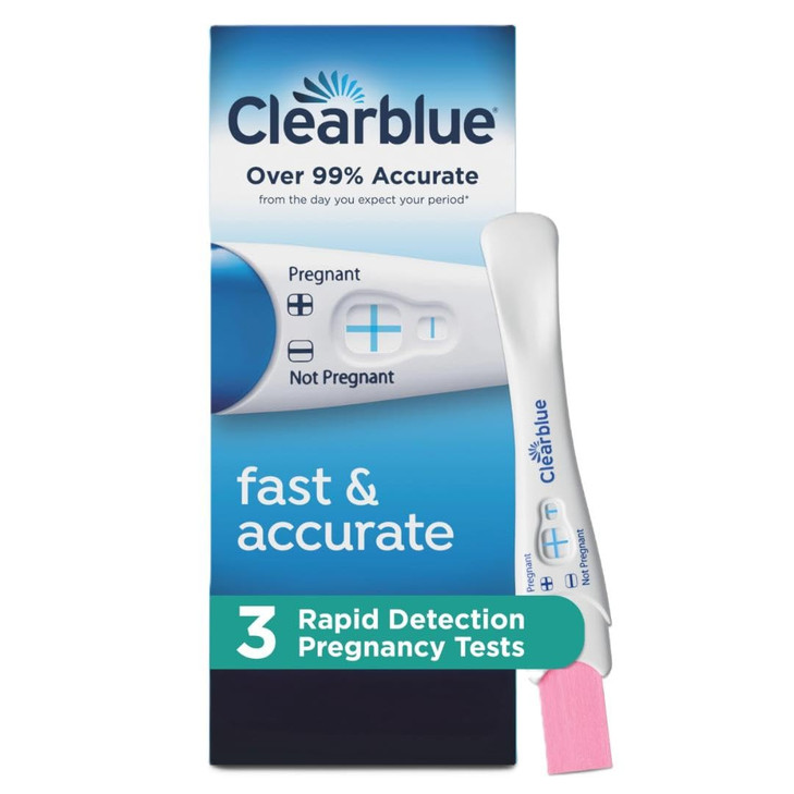 Clearblue Rapid Detection Pregnancy Test Home Pregnancy Kit 3 Count