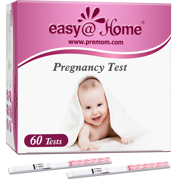 EasyHome 60 Pregnancy Tests Early Detection Precise Results Pregnancy Test Strips Bulk Pregnancy Strips 60 hCG Test Stri