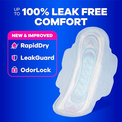 Always Ultra Thin Pads with Wings Size 1 Regular 46 Count