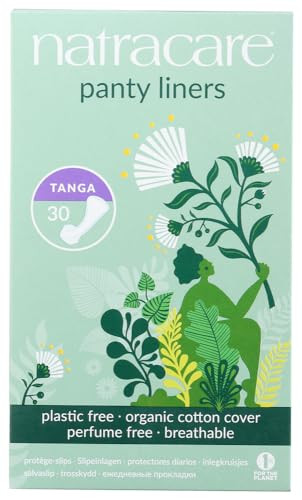 Natracare Organic and Natural Tanga Panty Liners Thong Style 30 Count 3 Boxes 90 Liners Total