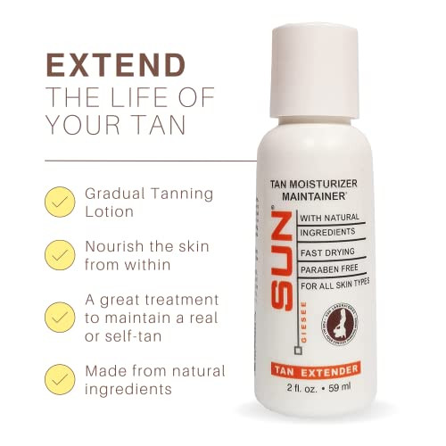 Sun Laboratories By Giesee Tan Extender Glow Lotion 2 oz Self Tanning Lotion Self Tanner Tanning Lotion Travel Size Afte