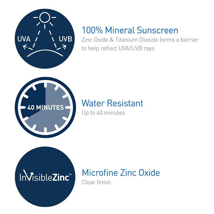 CeraVe Mineral Sunscreen Stick SPF 50 Broad Spectrum SPF Hyaluronic Acid Ceramides Titanium Dioxide Zinc Oxide 100 Miner
