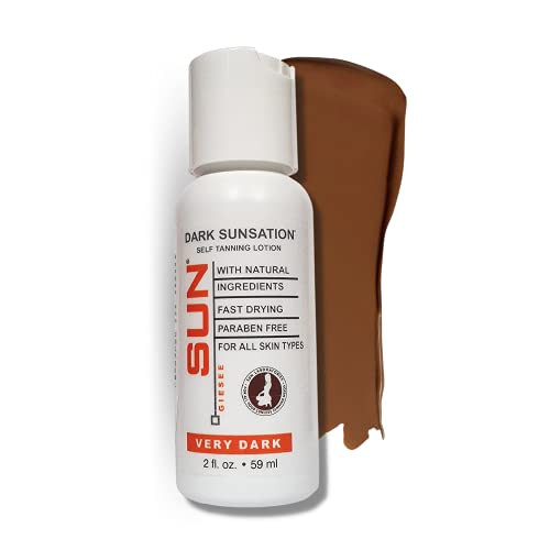 Sun Laboratories By Giesee Dark Sunsation Sunless Tanning Lotion 2 oz Travel Size Sunless Tanning Lotion Self Tanner Ins