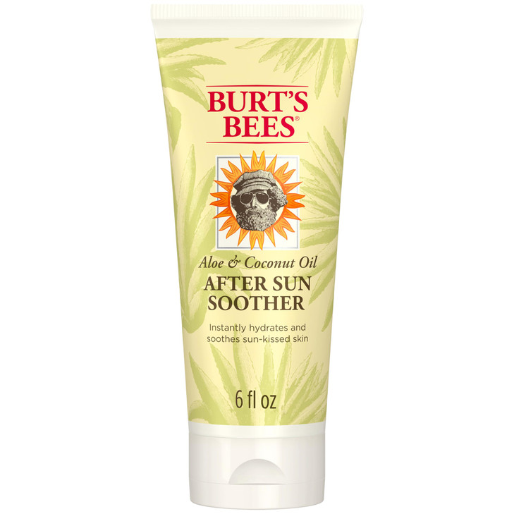 Burts Bees After Sun Lotion with Hydrating Aloe Vera Coconut Oil Summer Essentials Sunburn Relief Natural After Sun Soot