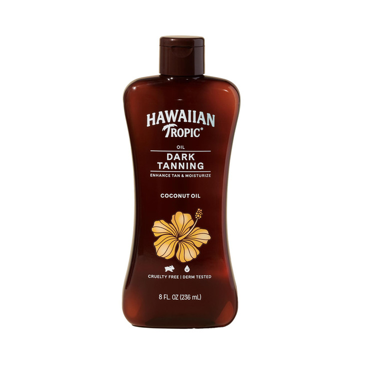 Hawaiian Tropic Dark Tanning Sun Care Moisturizing Oil 8 Ounce