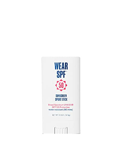 Wear SPF Sunscreen Sport Stick Sweat WaterResistant SPF 50 05 Oz