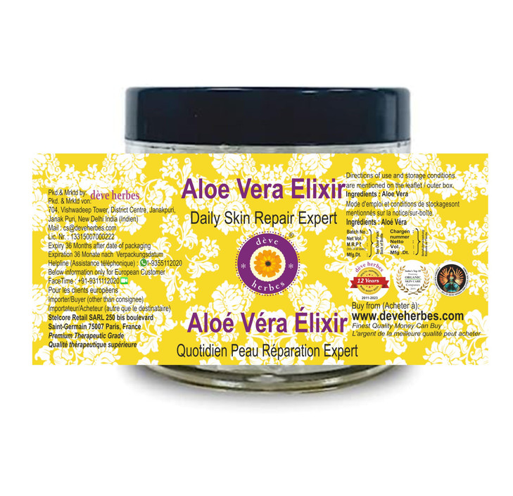 Deve Herbes Pure Aloe Vera Elixir Gel Daily Skin Repair Expert 50gm