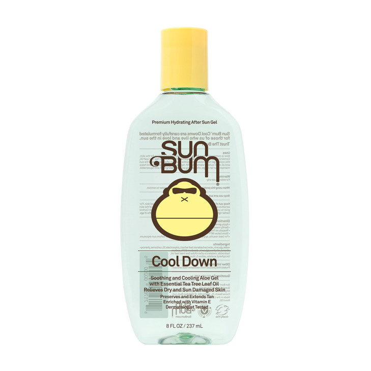 Sun Bum Cool Down Aloe Vera Gel Vegan After Sun Care to Soothe and Hydrate Sunburn 8 oz