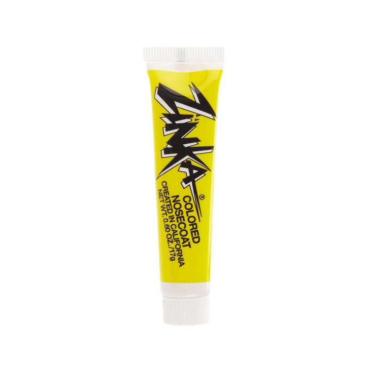 Zinka Colored Zinc Oxide Sunblock High Zinc Formula for Nose and Face Water Sweat Resistant Yellow