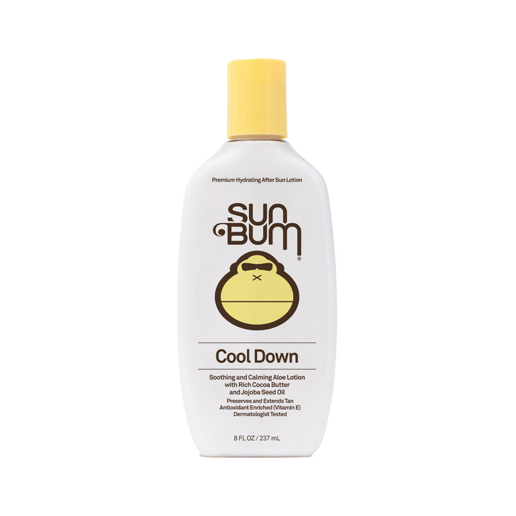 Sun Bum Cool Down Aloe Vera Lotion Vegan After Sun Care with Cocoa Butter to Soothe and Hydrate Sunburn 8 oz