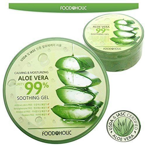 FOOD A HOLIC Calming Moisturizing Aloe Vera Purity 99 Soothing Gel 300ml Korean Cosmetics