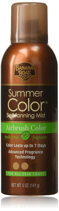 Banana Boat Summer Color Self Tanning Mist Airbrush 5 Oz