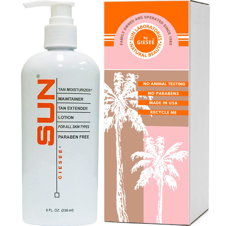 Sun Laboratories By Giesee Tan Maintainer 8 oz Self Tanner Lotion for Natural Sun Tan Suntan Lotion Sun Tanning Lotion w
