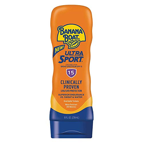 Banana Boat Sport Ultra SPF 15 Sunscreen Lotion 8oz Banana Boat Sunscreen SPF 15 Lotion Oxybenzone Free Sunscreen Sunblo