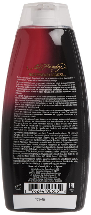 Ed Hardy Hollywood Bronze Bronzer Tanning Lotion 10 oz