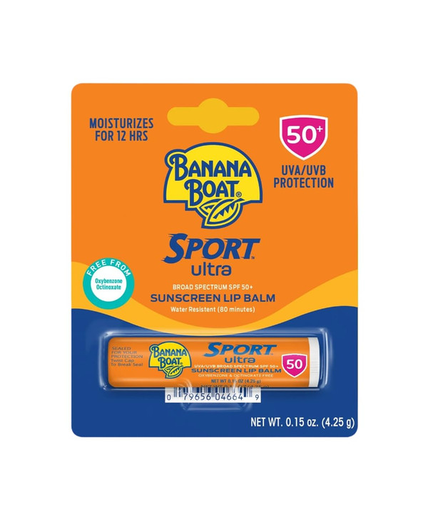 Banana Boat Sport Performance Sunscreen Lip Balm SPF 50 015 oz Pack of 5