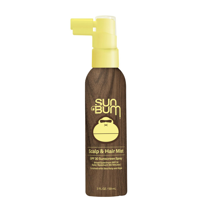 Sun Bum Original SPF 30 Sunscreen Scalp and Hair Mist Hawaii Act 104 Compliant Octinoxate Oxybenzone Vegan Broad Spectru