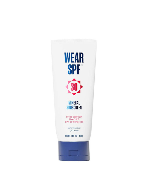 Wear SPF Mineral Sunscreen Lotion Sweat WaterResistant SPF 30