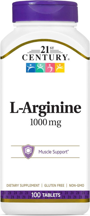 21st Century L-Arginine 1000mg, Maximum Strength 100 ea online at globaldelivered