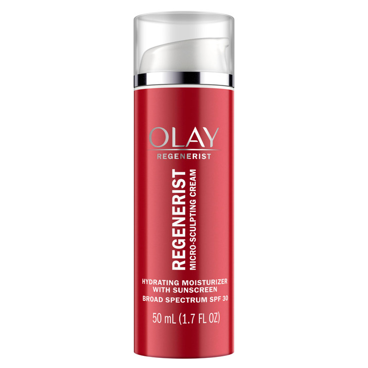 Face Moisturizer by Olay Regenerist MicroSculpting Cream Face Moisturizer with SPF 30 Broad Spectrum 17 oz