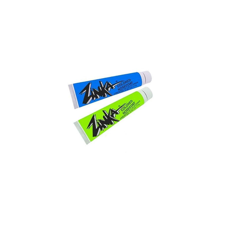 Zinka Colored Nosecoat Zinc Oxide Based Water Resistant 2 Pack Bundle 06 Ounce Tube Blue Green