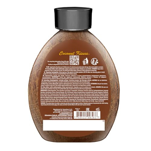 Ed Hardy Coconut Kisses Golden Tanning Lotion Cruelty Free Gluten Free Mineral Oil Free DHA Free for All skin type 135oz