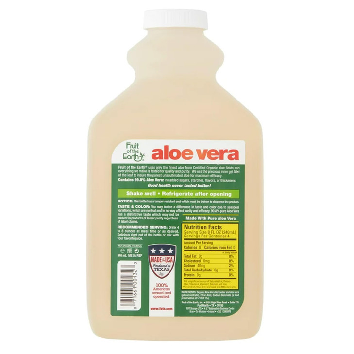 Fruit Of The Earth Fruit Aloe Vera Juice 32 Oz