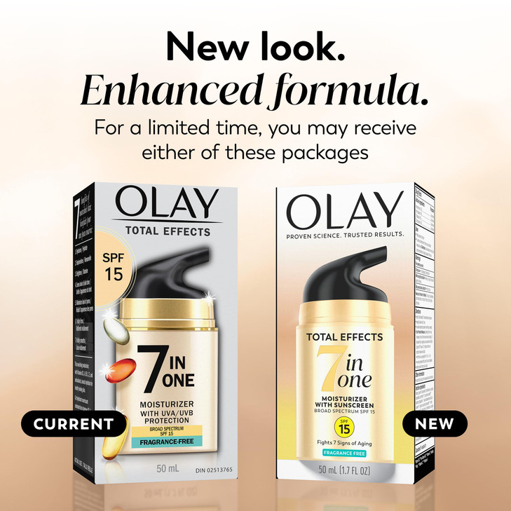 OLAY Total Effects 7in1 AntiAging Face Moisturizer with SPF 15 FragranceFree 17 oz