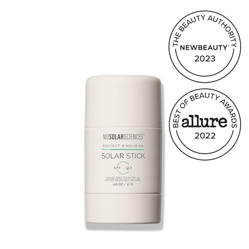 MDSolarSciences Solar Stick Mineral Sunscreen Stick SPF 40 WaterResistant Broad Spectrum UV Protection Hydrating Zinc Vi